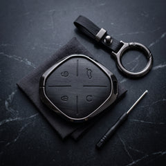 Jetour Dashing Elite Series Metallic Car Key Case Luxury Zinc Alloy Protection Case(Black)