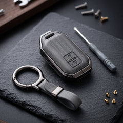 Swift New 2020-2025 Model Elite Series Metallic Car Key Case Luxury Zinc Alloy Protection Case(Grey)