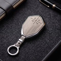 Deepal S05 Elite Series Metallic Car Key Case Luxury Zinc Alloy Protection Case(Grey)