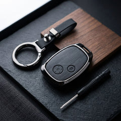 Honda Civic Reborn Elite Series Metallic Car Key Case Luxury Zinc Alloy Protection Case(Black)