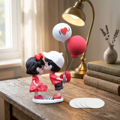 Universal Cute Romantic Kissing Couple Character Decoration Accessories For Car