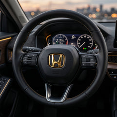 Universal Honda Steering Logo Gold Edition In Premium Quality