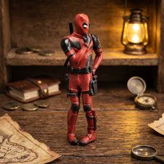 Universal 6 in 1 Cool Resin Character Plastic Statue Car Interior Decoration Accessories