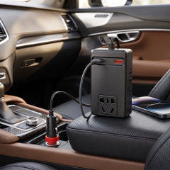 Universal 150W Car Inverter DC 12V/24V To 110V/220V Auto Power Converter Adapter Intelligent Inverter