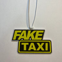 Fake Taxi Style Car Air Freshener Hanging Perfume Rear View Mirror Decor For Car 1 Pc