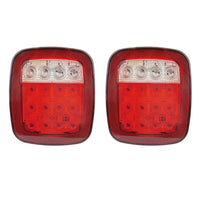 Universal Jeep Back Light 16LED Wrangler JK TJ CJ YJ Model Universal Style 2 Pcs Set