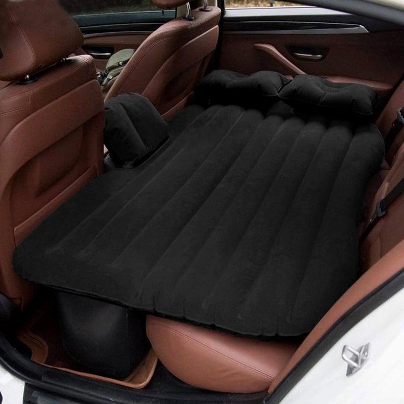 Inflatable Car Bed Mattress for Backseat (Black)