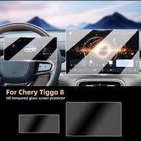 Tiggo 8 Transparent Car LCD Screen And Speedometer Glass Protector In Premium Quality
