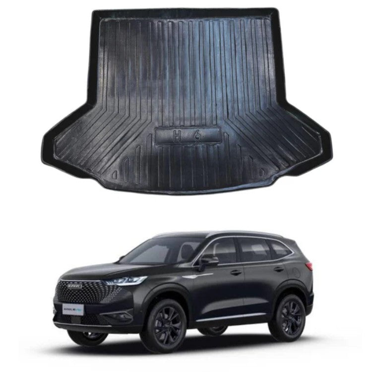 1 Pc Heavy-Duty TPU Trunk Tray Mat for Haval H6 Waterproof Anti-Slip Cargo Liner in Premium Quality