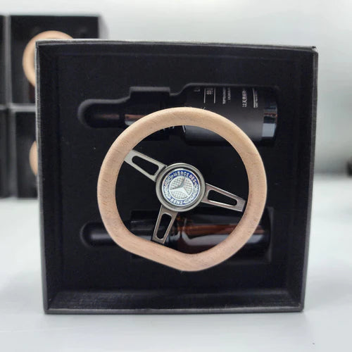 Mercedes Mini Steering Wheel Car perfume Long lasting Fragrance For AC Grill D-Shape Air Conditioner