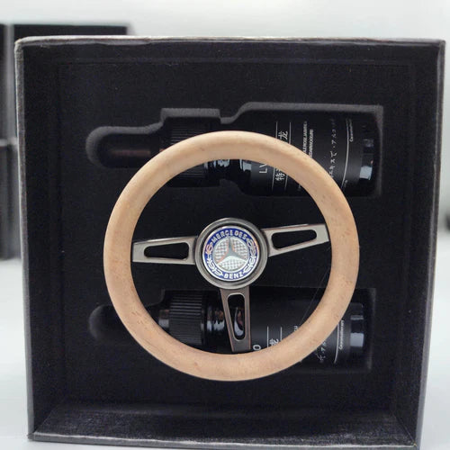 Mercedes Mini Steering Wheel Car perfume Long lasting Fragrance For AC Grill Circle Shape Air Conditioner