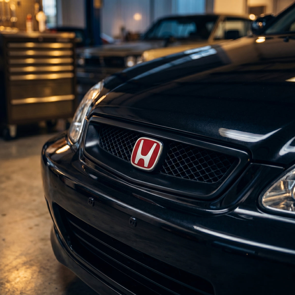 Universal Honda Civic 1995-2000 Model Logo In Premium Quality