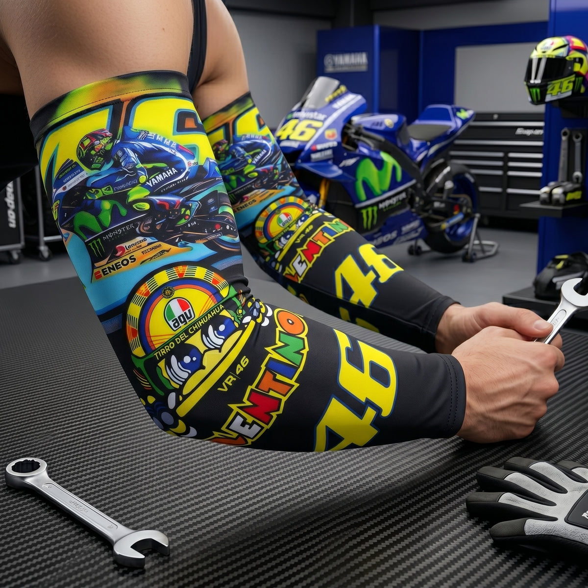 Universal Full Elastic Printed Elbow inner Sleeves in Premium Quality