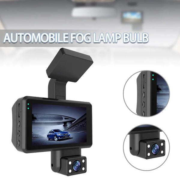 Universal Dual Camera Dashcams Inside Front Rear Camera HDMI-compatible Car DVR Recorder