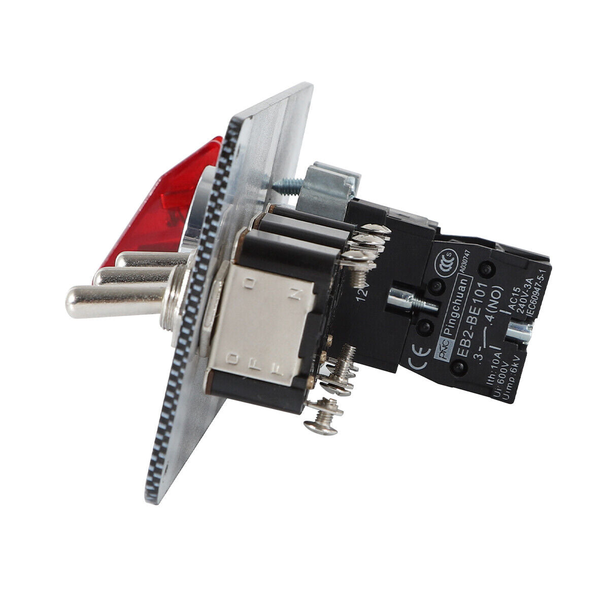 Universal LED Toggle Switch Panel 5in1 Multifunctional Ignition Switch ...