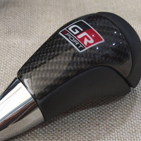 Universal Carbon Fiber Shift Gear Knob Car Shifter Lever Most Manual Automotive Vehicles(Black)