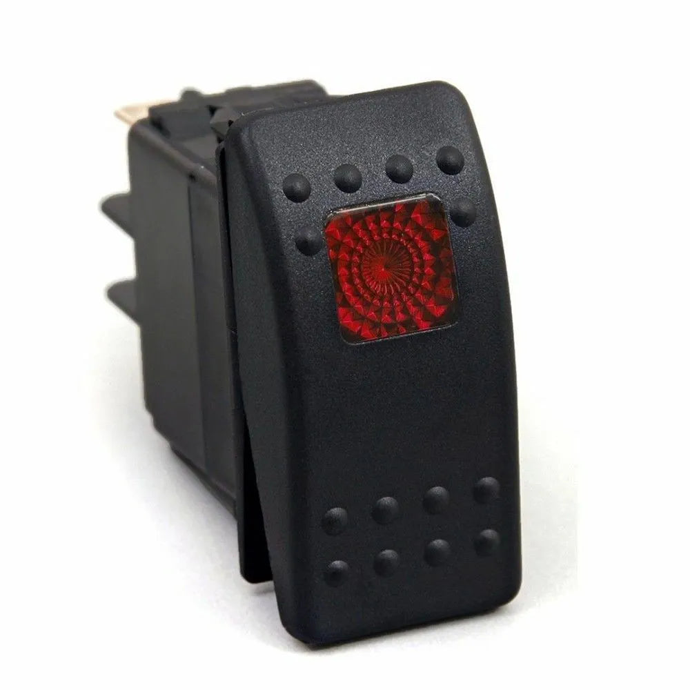 4 Button Rocker Switch Universal Rocker Switch Button LED Light Lamp 4pin Switch – Chaudhry ...
