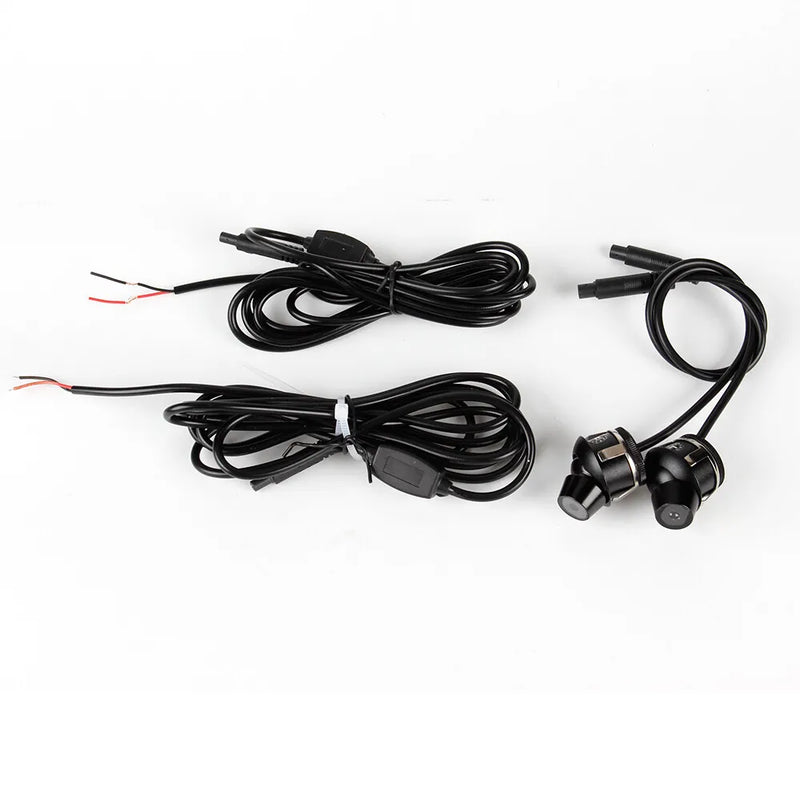 Universal Car Rearview Mirror Side LED Angel Wing Light Dynamic Projec
