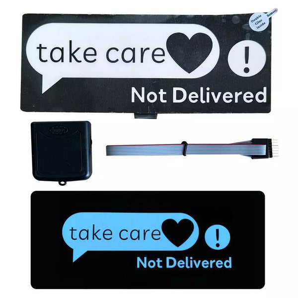 TAKE CARE NOT DELIVERED LED Car Window Sticker Windshield Electric Safety Decal Decoration Sticker Auto 1 Pc