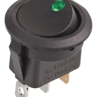 Universal 12V Auto Dot Light 2.4 cm Car Auto Boat Round on/Off Toggle Switch 1 Pc