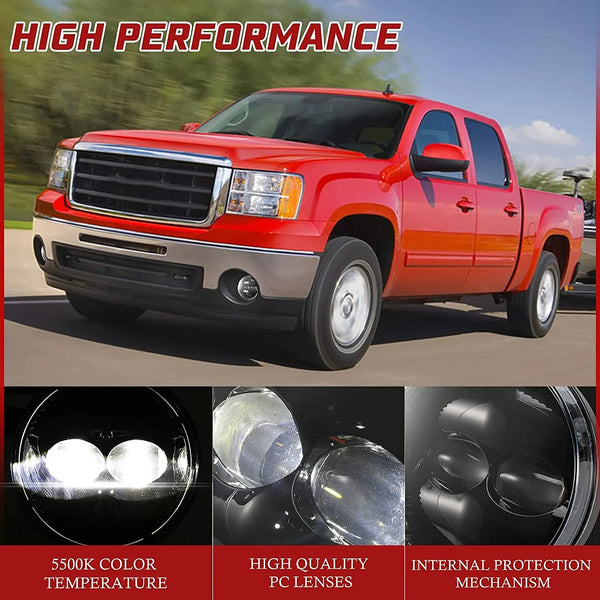 Universal 5 Inches Fog Light Bumper Light With Premium Quality 1 Pc