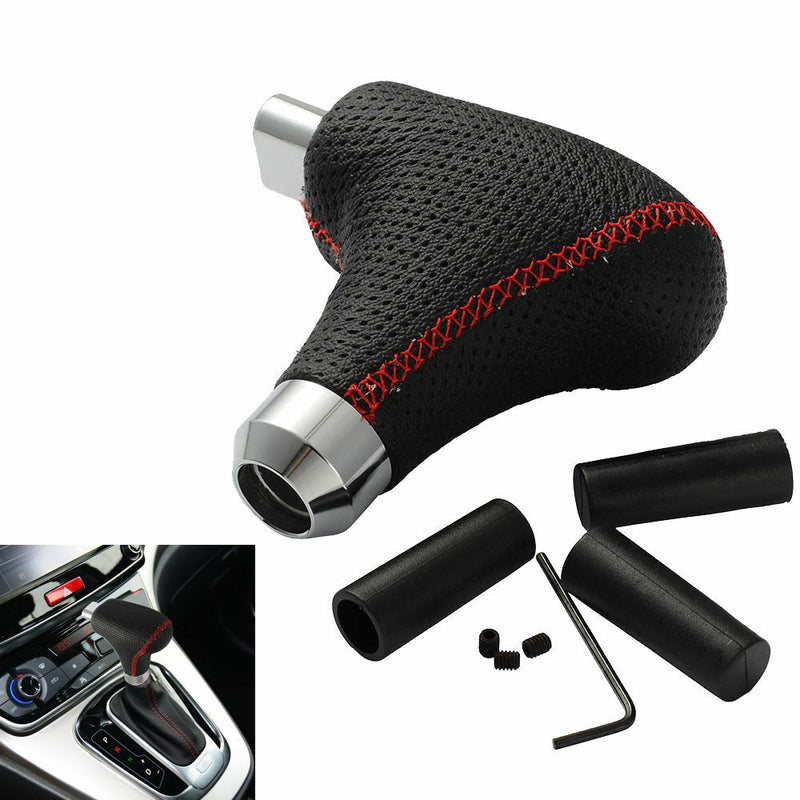 Car Gear Shifter Shift Knob Handle with Button for Automatic Transmission (Black)