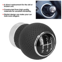 Universal PU Leather 5 Speed Gear Shift Knob Manual Transmission Shifter Knob For Car