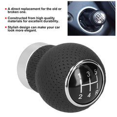Universal PU Leather 5 Speed Gear Shift Knob Manual Transmission Shifter Knob For Car