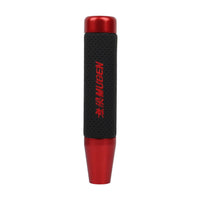 Universal Mugen Aluminum+Leather Gear Shift Knob Shifter Lever Head 1 Pc