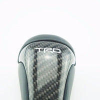 Universal Carbon Fiber Shift Gear Knob Car Shifter Lever Most Manual Automotive Vehicles(Black)