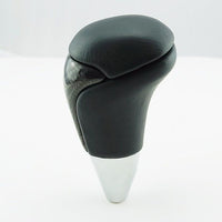Universal Carbon Fiber Shift Gear Knob Car Shifter Lever Most Manual Automotive Vehicles(Black)