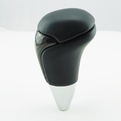 Universal Carbon Fiber Shift Gear Knob Car Shifter Lever Most Manual Automotive Vehicles(Black)