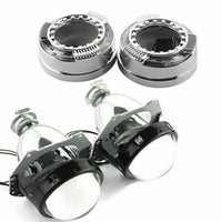 LIUHAWK Bi Xenon Projector White DRL Round Style 55 Watt SMD Complete Set