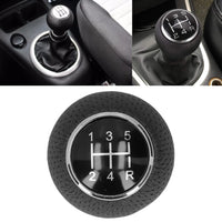 Universal PU Leather 5 Speed Gear Shift Knob Manual Transmission Shifter Knob For Car
