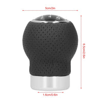 Universal PU Leather 5 Speed Gear Shift Knob Manual Transmission Shifter Knob For Car