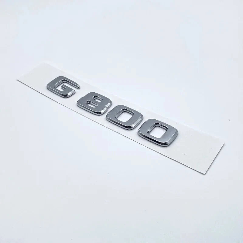 1 Pc Universal G800 Chrome Emblem Logo In Premium Quality For Car
