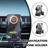 Universal Car Automatic Mobile Holder With Wireless Charger In Premium Quality 1 Pc