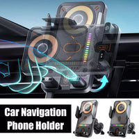 Universal Car Automatic Mobile Holder With Wireless Charger In Premium Quality 1 Pc
