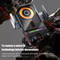 Universal Car Automatic Mobile Holder With Wireless Charger In Premium Quality 1 Pc