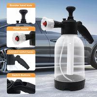 Universal Water Spray Bottle Snow Foam 2L Car Wash Pump For Car & Bike 1 Pc
