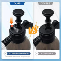 Universal Water Spray Bottle Snow Foam 2L Car Wash Pump For Car & Bike 1 Pc