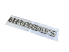 1 Pc Universal BRABUS Chrome Emblem Logo In Premium Quality For Car