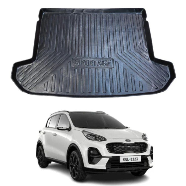 1 Pc Heavy-Duty TPU Trunk Tray Mat For Kia Sportage Waterproof Anti-Slip Cargo Liner in Premium Quality