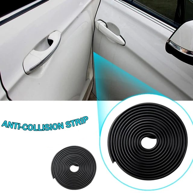 Car Door Edge Guard Rubber Seal Protector D Shape Edge Protection Fit for Car 1 Pc