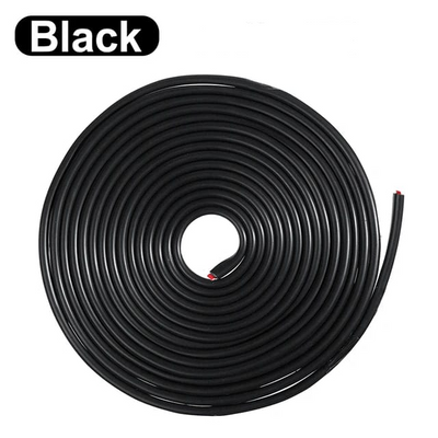 Car Door Edge Guard Rubber Seal Protector D Shape Edge Protection Fit for Car 1 Pc