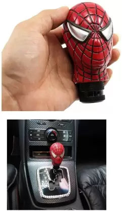 Spider Shift Lock Universal Car Manual Gear Stick Shift Lever Knob Carved Spider Man Gea