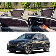 Hyundai Tucson Hybrid Elite Series Car Window Railing Privacy Curtains Sun shades UV Rays Protection Blinds (4 Pcs)