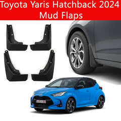 Yaris Hatch Back Custom Fit Front Rear Mud Flaps In Premium Quality