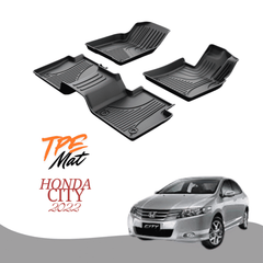 Honda City 2022 Model Heavy Duty All-Weather TPE Car Floor Mats in Premium Quality