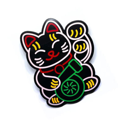 RICH CAT LED Car Window Sticker Windshield Electric Safety Decal Decoration Sticker Auto 1 Pc